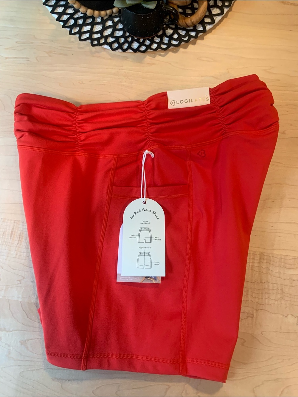 Blogilates Ruched Waist shorts size 1X